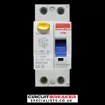 CONTACTUM 80 AMP 30mA DOUBLE POLE RCD TYPE AC CPR80