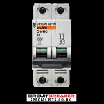 MERLIN GERIN 6 AMP CURVE C 10kA DOUBLE POLE MCB CIRCUIT BREAKER 25657