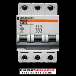 MERLIN GERIN 2 AMP CURVE D 10kA TRIPLE POLE MCB CIRCUIT BREAKER C60HD 25724