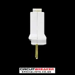 GENERAL ELECTRIC 5 AMP CURVE B 3kA CIRCUIT BREAKER MINI TRIP SMT5 PUSH PLUG IN