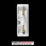 GENERAL ELECTRIC 5 AMP CURVE B 3kA CIRCUIT BREAKER MINI TRIP SMT5 PUSH PLUG IN