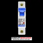 PROTEK 16 AMP CURVE B 10kA MCB CIRCUIT BREAKER PEL1-63 MCB-1B16