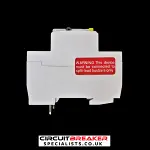 CRABTREE 80 AMP 30mA DOUBLE POLE RCCB TYPE AC STARBREAKER SPLIT LOAD 380/S030