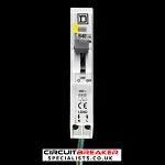 SQUARE D 40 AMP CURVE B 10kA 30mA RCBO TYPE A QOE