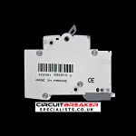 HAGER 63 AMP CURVE B 6kA MCB CIRCUIT BREAKER MTN163 434310