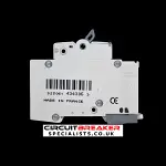 HAGER 25 AMP CURVE B 6kA MCB CIRCUIT BREAKER MTN125 434306