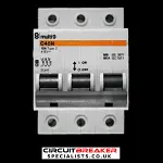 MERLIN GERIN 15 AMP TYPE 2 M6 TRIPLE POLE MCB CIRCUIT BREAKER 21345 C45N