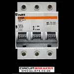 MERLIN GERIN 20 AMP TYPE 2 M6 TRIPLE POLE MCB CIRCUIT BREAKER 21346 C45N