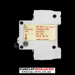 MERLIN GERIN 15 AMP TYPE 2 M6 TRIPLE POLE MCB CIRCUIT BREAKER 8450 C45N