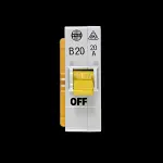 WYLEX 20 AMP CURVE B 3kA MCB CIRCUIT BREAKER PUSH PLUG IN SK
