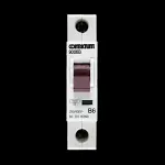 CONTACTUM 6 AMP CURVE B 10kA MCB CIRCUIT BREAKER 9006B BLACK