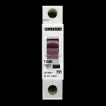 CONTACTUM 6 AMP CURVE B 6kA MCB CIRCUIT BREAKER 7106B BLACK