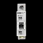 MEM 40 AMP TYPE 2 M9 MCB CIRCUIT BREAKER 401MB2 GREY