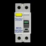 NEWLEC 100 AMP 100mA DOUBLE POLE RCD NLRCD100100A