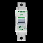 CRABTREE 20 AMP TYPE 3 M9 MCB CIRCUIT BREAKER POLESTAR
