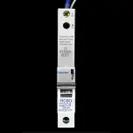 NEWLEC 6 AMP CURVE C 6kA 30mA RCBO TYPE A NLRCB630A RED CLIP