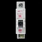 BILL 6 AMP CURVE C M9 MCB CIRCUIT BREAKER T061C RED