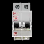 BILL 10 AMP TYPE 2 M9 DOUBLE POLE MCB CIRCUIT BREAKER 2T102