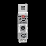 BILL 20 AMP TYPE 3 M9 MCB CIRCUIT BREAKER 3T201