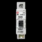 MEM 63 AMP TYPE 2 M6 MCB CIRCUIT BREAKER 631MB2