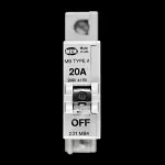 MEM 20 AMP TYPE 4 M9 MCB CIRCUIT BREAKER 201MB4
