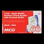 MCG 6 AMP CURVE B 10kA 30mA RCBO 6A2P30BSM