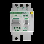 CRABTREE 32 AMP CURVE C 10kA 30mA DOUBLE POLE RCBO TYPE AC POLESTAR 602C/323
