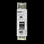MEM 5 AMP CURVE B M6 MCB CIRCUIT BREAKER 51QB