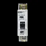MEM 40 AMP CURVE B M6 MCB CIRCUIT BREAKER 401QB