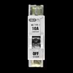 MEM 10 AMP TYPE 1 M6 MCB CIRCUIT BREAKER 101QEB 101 QEB
