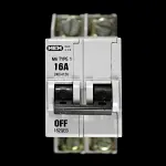 MEM 16 AMP TYPE 1 M6 DOUBLE POLE MCB CIRCUIT BREAKER 162QEB