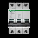 SCHNEIDER 10 AMP CURVE C 10kA TRIPLE POLE MCB CIRCUIT BREAKER 25672 C60HC