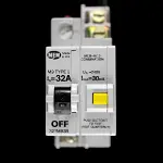 MEM 32 AMP TYPE 3 M9 30mA DOUBLE POLE RCBO 321MB3R