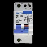 PROTEK 40 AMP CURVE B 6kA 30mA DOUBLE POLE RCBO TYPE AC RCBO-40/30B