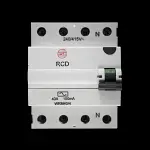 WYLEX 40 AMP 100mA RCD FOUR POLE TYPE AC WRM40/4