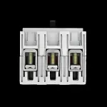 PROTEUS 32 AMP 25kA TRIPLE POLE MCCB SWITCHGEAR PAT32 WHITE