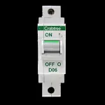 CRABTREE 6 AMP CURVE D M9 MCB CIRCUIT BREAKER POLESTAR