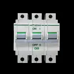 CRABTREE 63 AMP CURVE C M9 TRIPLE POLE MCB CIRCUIT BREAKER POLESTAR