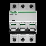 SCHNEIDER 50 AMP CURVE C 10kA TRIPLE POLE MCB CIRCUIT BREAKER A9F54350 IC60H