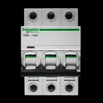 SCHNEIDER 20 AMP CURVE C 10kA TRIPLE POLE MCB CIRCUIT BREAKER A9F54320 IC60H