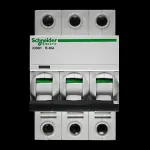 SCHNEIDER 40 AMP CURVE B 10kA TRIPLE POLE MCB CIRCUIT BREAKER A9F53340 IC60H