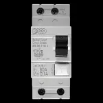 BACO 80 AMP 100mA DOUBLE POLE RCCB RCD NBA 080 2 100 N