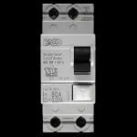 BACO 80 AMP 30mA DOUBLE POLE RCCB RCD NBA 080 2 030 N