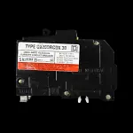 SQUARE D 80 AMP 30mA DOUBLE POLE RCCB RCD QO200RCDX30