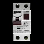 CONTACTUM 40 AMP CURVE B 10kA 30mA DOUBLE POLE RCBO TYPE AC B40/0,03 94003