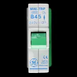 GENERAL ELECTRIC 45 AMP CURVE B 3kA MCB CIRCUIT BREAKER MINI TRIP SMT45 639005