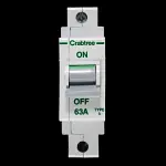 CRABTREE 63 AMP TYPE 3 M9 MCB CIRCUIT BREAKER POLESTAR