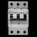 SIEMENS 63 AMP CURVE C 6kA TRIPLE POLE MCB CIRCUIT BREAKER 5SX23 5SX2