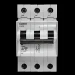 SIEMENS 6 AMP CURVE B 6kA TRIPLE POLE MCB CIRCUIT BREAKER 5SX23 5SX2