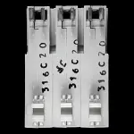 SQUARE D 16 AMP CURVE C 10kA TRIPLE POLE MCB CIRCUIT BREAKER QOE 10000